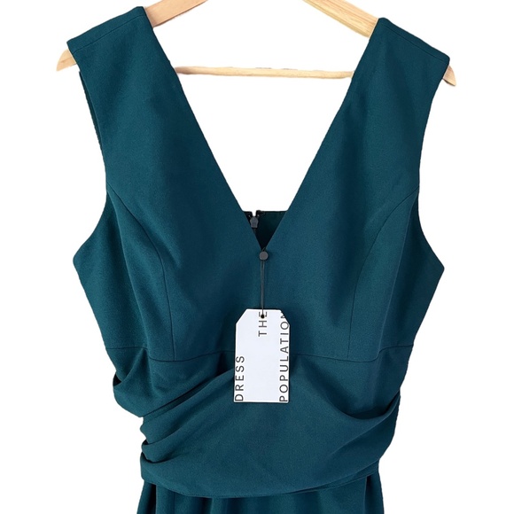NWT Dress The Population Alessia Dress in Pine Size XXL - Picture 6 of 13